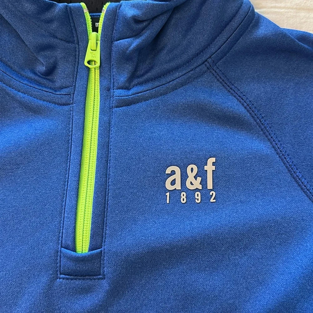 Boy’s Abercrombie & Fitch Blue Jacket with Neon Trim